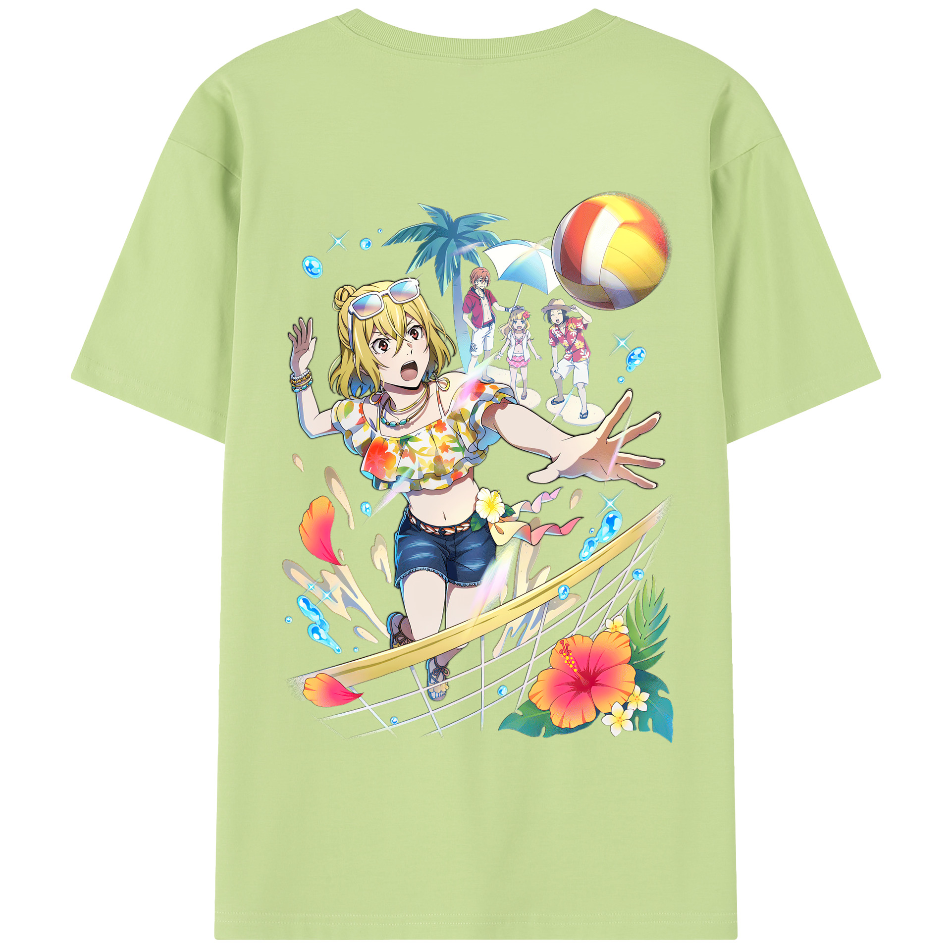 （画像用） 文豪ストレイドッグス Bungo Stray Dogs 綿100％半袖Tシャツ（背面プリント）